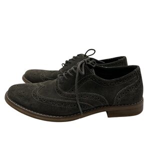 💚The Rail Suede Wingtip Oxford Shoes Size 40 Brown Brogue